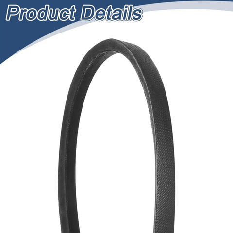 Classic Wrapped Rubber V Belt 3L370, 37 Inch Outside Circumference, 3/8 Inch Width, 7/32 Inch Height displayed upright