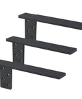 Free Hanging Side Wall Floating Shelf Bracket 3 Pack, 16 Inch Heavy Duty Countertop Support Brackets for Breakfast Bars and Cabinets