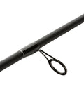 Close-up of 24-ton graphite rod from 6 Ft 6 In Max SX Spinning Rod And Reel Combo Size 3000 With 7 Stainless Steel Ball Bearings Front Drag