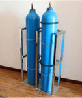 Heavy Duty 304 Stainless Steel Gas Cylinder Rack For 8-10 L Tanks Durable Storage Solution For Workshop And Corporate Use