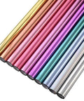 Two Pack 10 Yard Flower Wrapping Paper 22.83 Inch Waterproof Metallic Floral Bouquet Paper For Wedding Vibes Birthday DIY Gift