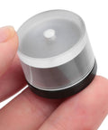 Close Drum Tool For Watch Repair Precision Closing Press, compact size in hand, showing split-design and plastic material.