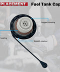 Gas Fuel Tank Filler Cap Direct Fit For Ford Vehicles Seals Tight Easy Install On Crown Victoria E150 Wagon Econoline E250 E350