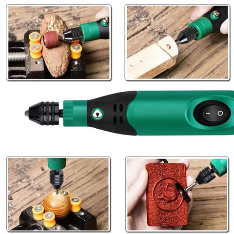 Keyless Mini Drill Chuck Adapter For Cordless Screwdrivers And Impact Drivers Quick Change Converter with 0.3 to 6.5 mm capacity.