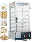 Six Layer Commercial Electric Steamer 2200W With Anti Dry Burning Tech and Full Surround 3D Heating For Fast Steam, food showcase