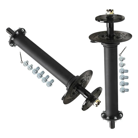 Heavy Duty Rear Differential Axle Kit 43.3 Inch With 6T Spline Drive, 25mm Shaft, 110mm Wheel Hubs And 4 Bolt Flange for off-road use