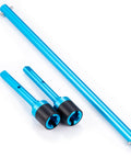 TT02 Center Drive Shaft And Joint Cup Upgrade For Tamiya TT02 TT02B One Tenth RC On Road Touring Car Aluminum Alloy CNC Machined Durable Replacement Part For Better Fit And Longevity And Reliability blue aluminum drive shafts and diff cups