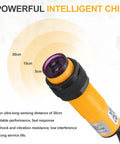 Workhorse Diffuse Photoelectric Sensor M18 30cm Range yellow sensor with intelligent chip and sensing distance indicators