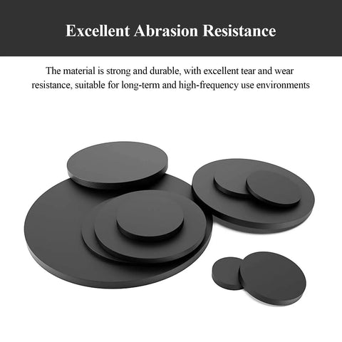 20 Pcs Rubber Round Plates 2mm Thick 22-32mm Diameter Anti Vibration Damping Pads For Industrial Equipment Anti Slip Heavy Duty Built Tough Spacers With Noise Reduction And Floor Protection, black rubber discs