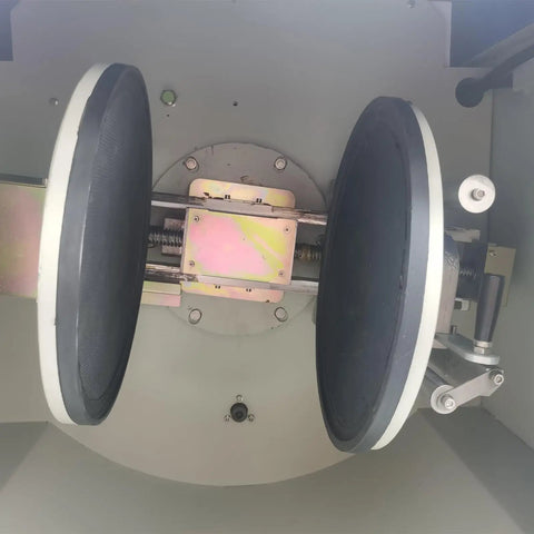 Automatic Paint Shaker Mixer 110V Rotary With Auto Clamping 750W Motor 0.5L To 20L Capacity 360 Degree Rotating Platform For Resin Glue Ink Epoxy Mixing Workhorse Performance close-up of dual clamping wheels