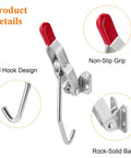 Heavy Duty J Hook Toggle Clamps 451 Type Bring Home Badass 330 Pound Locking Power Made From Rust Resistant Steel Non-Slip Grip