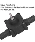 Heavy Duty Electric Drill Oil Pump For Fast Water Transfer Self Priming High Capacity Fluid Siphon Tool detail view showing connector and material.