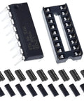 L293D Four Channel Motor Driver Module DIP16 For Arduino DIY Projects 36V Operation, 600mA, includes ten 16P IC sockets and chips