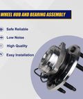 Front Wheel Bearing And Hub Assembly For AWD 4WD SUVs And Trucks, Fits Cadillac Escalade ESV EXT, Chevy Avalanche Suburban