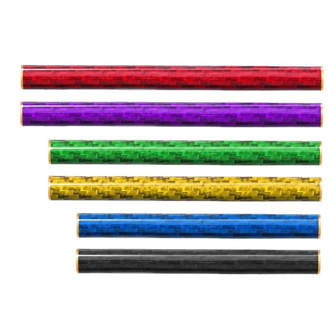 Carbon Fiber Chassis Braces Tubes Set Of Four For 1 To 10 RC Crawler Bumpers And Bull Bars 67mm 70mm 78mm Red Gloss Finish