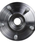 Front view of the Front Wheel Hub And Bearing Assembly For 2011-2020 Dodge Durango And 2011-2019 Jeep Grand Cherokee 5 Lug Front Axle Replacement