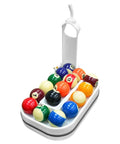 Billiards Training Rack For Pool And Snooker, 3D Printed Ball Rack With Perfect Alignment, holds 15 standard balls, white material