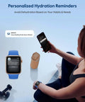 Smart Water Bottle With Glowing Sip Tracker Keeps Your Hydration Game Fresh All Day Long 24 Oz Insulated Flask with alert notifications.