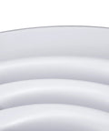 Close-up of 12 Inch Round Ceiling Vent Diffuser With Adjustable Airflow For Neck Opening White Duct Cover Easy Air Flow Control Energy Efficient