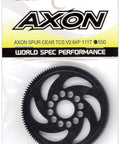 Spur Gear TCS V2 64P 111T for RC Cars and Robotics in packaging, GS-T6B-111, high precision teeth visible