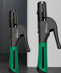 Cool Welding Electrode Holder Pliers With Non Slip Handle Heavy Duty Clamp Rated For 800 Amps, black and green design for secure grip.