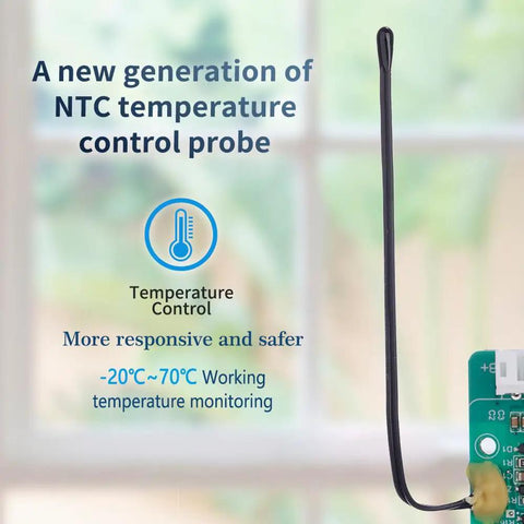 NTC temperature control probe for 13S 48V 15A Lithium Ion Battery Protection Board with user-friendly design.