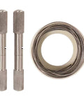 Manual Camping Rope And Dehorning Wire Tool For Animal Handling And Outdoor Gear with stainless steel wire and handles.