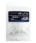 M4x10 Teflon PTFE Screws Nuts And Washers 10 Pack in packaging, slotted cheese head bolts, rust proof hardware kit.