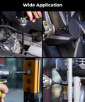 Impact Socket Adapter Set Three Piece For One Quarter, Three Eighths, And One Half Inch Drives in various applications