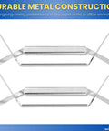 Metal Prong File Fasteners, 2 Inch Prongs, 2.75 Inch Center-To-Center, Pack Of 100, Silver Finish