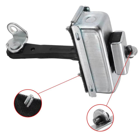 Transit MK7 Front Left Right Door Hinges With Check Strap Stopper And Soft Close Dampened Limiter detailed view