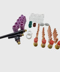 71Pcs Stubby TIG Torch Consumables Kit for WP17 WP18 WP26 Welders All In One Pro Grade Replacement Kit, multiple components displayed