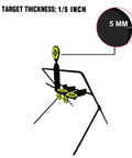 Self Resetting Steel Targets For Pellet Guns And Air Rifles, Durable Backyard Practice Targets For 177 And 22 Caliber Shooting, Automatic Reset