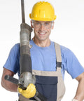 A construction worker wearing Tough As Nails Safety Goggles Featuring Antifog Coating And Impact Resistant Lenses.