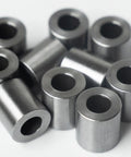 Built Tough Mild Steel Spacer One Inch Outer Diameter Round Standoff Bushing Unthreaded Plain Finish Inside Diameter One Half Inch Fits Half Inch Bolts Or M12 Half Inch Long Five Pack For Durable Metalwork And DIY Hardware Projects, 5 steel spacers