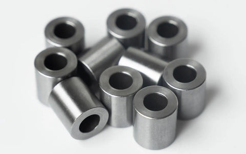 Built Tough Mild Steel Spacer One Inch Outer Diameter Round Standoff Bushing Unthreaded Plain Finish Inside Diameter One Half Inch Fits Half Inch Bolts Or M12 Half Inch Long Five Pack For Durable Metalwork And DIY Hardware Projects, 5 steel spacers