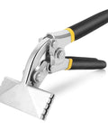 Sheet Metal Bender Pliers with 3 Inch Offset Jaw and Seven and a Half Cm Long Jaw, ergonomic handle, ideal for tight spaces and easy bending.