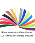 14 colorful feather options for 6Pc Dope 30-Inch Spine 400 Target And Hunting Arrows With Removable Tips, 4-Inch Turkey Feather Fletching.