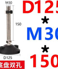 Top Shelf Adjustable Leveling Feet Glide Pads With Hella Sturdy Nylon Base And No Sweat Mounting For Secure Workbench Cabinet Machine Machinery Tool Stand Setup with dimensions D125 and M30.