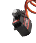 Heavy Duty RC Servo Motor Crushing Heavy Loads With Rock Solid High Torsion And Lightning Fast Response A Smooth Operator For Crawler Cars Robot Arms And Airplane Builds, showcasing metal gears and cables.