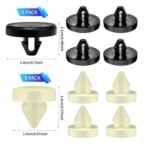 Two Styles 10 Pc Brake Light Switch Stopper And Clutch Pedal Pad Stopper Kit Built Beefy Durable For Lexus Scion Toyota