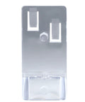 Tough As Nails 12 Pack Clear Polycarbonate Cabinet Shelf Support Pins, detailed view of heavy duty design for stability.