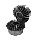 Beefy Heavy Duty Steel Pinion Gear Set 2 Module 15 Tooth Bevel Gear With Keyway 1 to 1 For 90 Degree Power Transmission In 45 Steel
