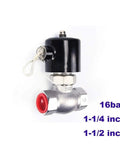 Heavy Duty Two Way High Temp Steam Solenoid Valve Built Tough With PTFE Seals And Rust Free Stainless Steel for fluid control.