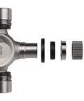 Exploded view of Beefed Up U Joint Kit 5 795X S44 Series ISR Inside Snap Ring OEM Replacement With 1.125 Inch Bearing Cap Diameter.