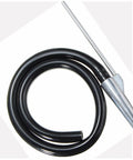 Siphon Feed Sand Blaster Kit nozzle and hose, a component of the Pro Grade Aluminum Pistol Grip Gun for rust removal in auto shops.