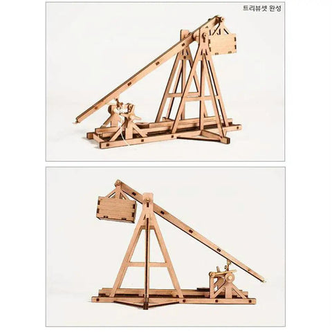Wooden Trebuchet Desktop Model Kit For Adults A Hardcore Hobby Project You Can Build From Start To Finish And Show Off On Your Desk
