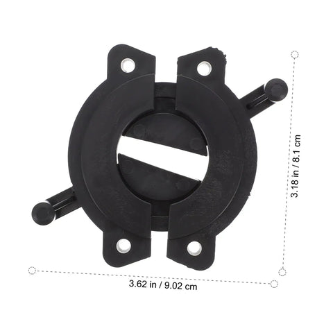 Solid 2 Pack Clamping Mending Plate Brackets For Tabletop Repair And Wood Panel Connector Heavy Duty Furniture Joint Fix Quick Install No Sweat Setup Guaranteed. Black plastic mending plate heavy duty 9.02 cm for furniture.