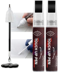 2 In 1 Pure Black Touch Up Paint Kit For Cars And Motorcycles With OEM Color Match, Quick Dry Formula, Scratch Repair Pen And Brush