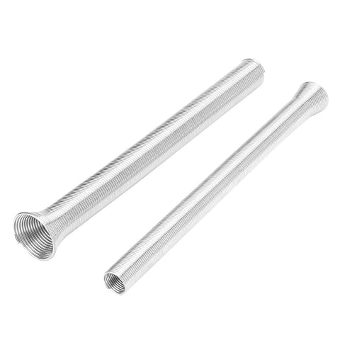 5 Piece Super Elastic Steel Spring Tube Bender Set For Pvc Electrical Wire Bending And Soft Copper Aluminum Pipes, two durable stainless steel springs.